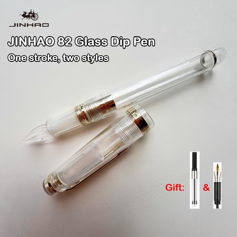 JINHAO 82 Glass Dip Pens One S - Fountain Pen Ink のレビューと価格