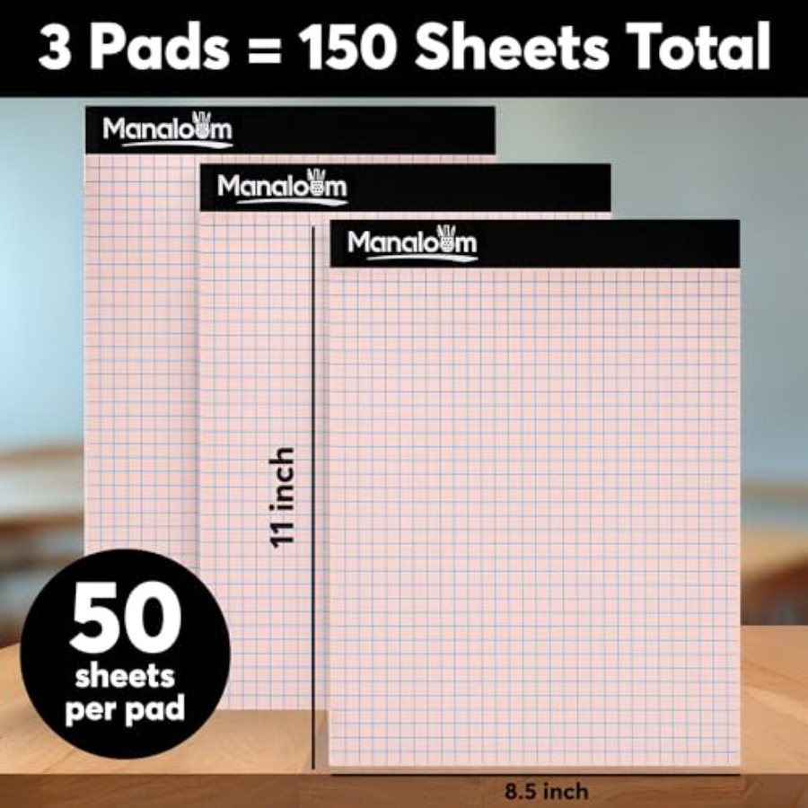 Graph Paper Pad 8.5 x 11 Inch  - Graph Paper Pad のレビューと価格