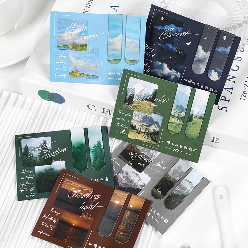 6pcs Magnetic Bookmarks Set Fa - Paperclip Magnetic Set のレビューと価格