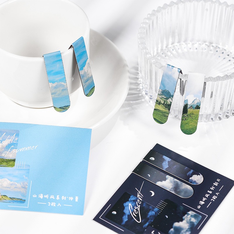 6pcs Magnetic Bookmarks Set Fa - Paperclip Magnetic Set のレビューと価格