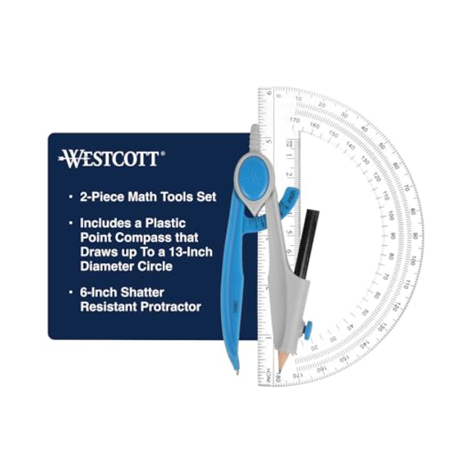 Compass and Protractor Math an - Compass Geometry Set のレビューと価格