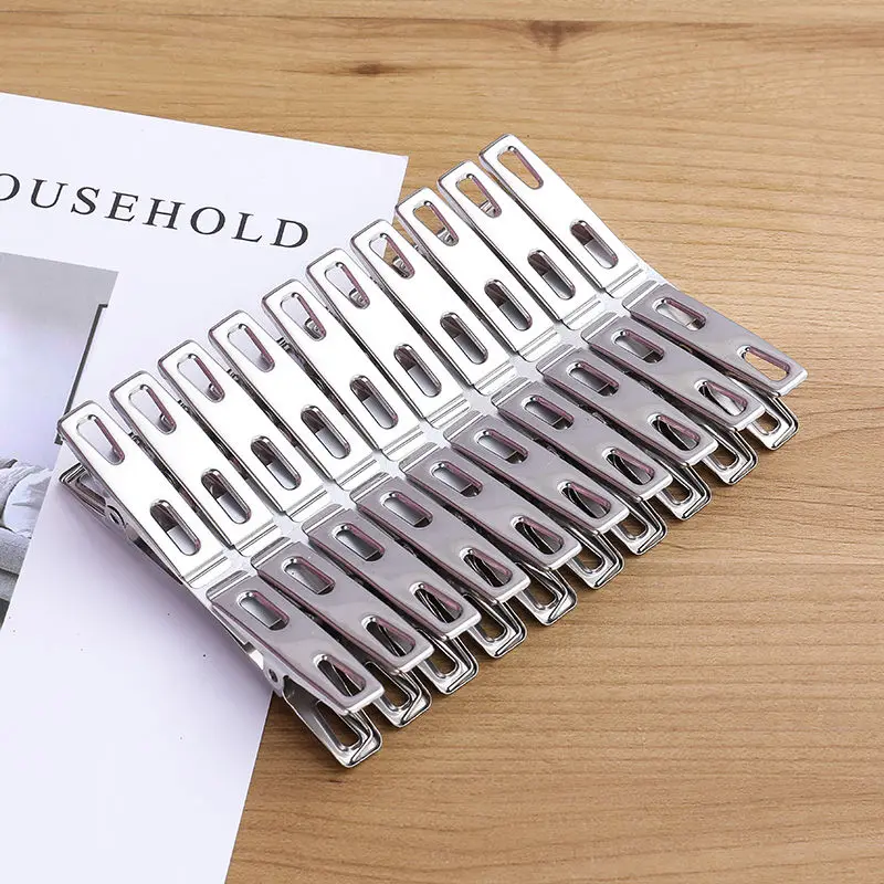 20pcs Stainless Steel Flat Mou - Binder Clip Assorted のレビューと価格