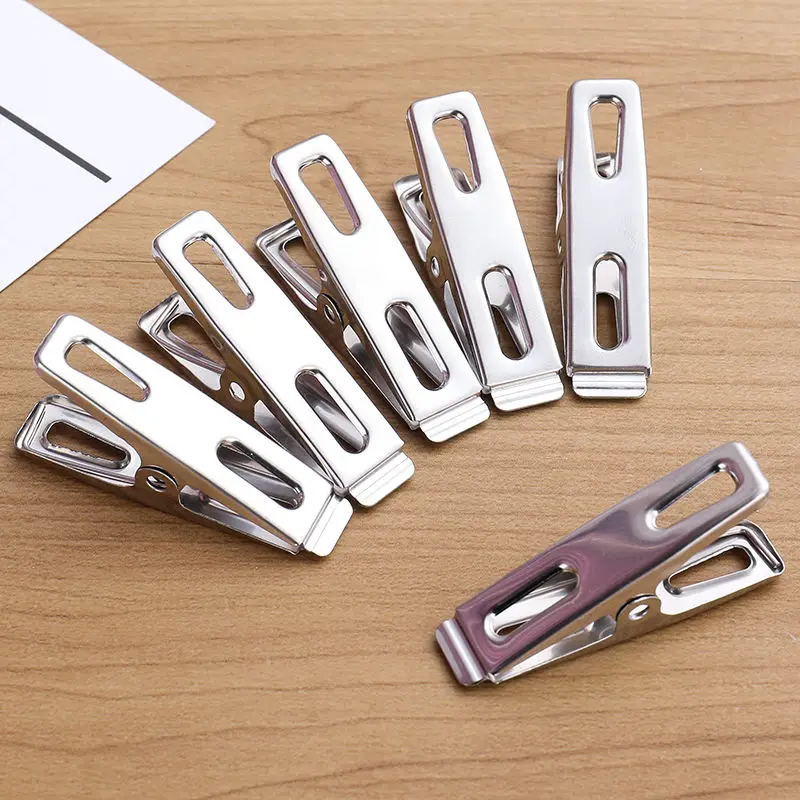 20pcs Stainless Steel Flat Mou - Binder Clip Assorted のレビューと価格