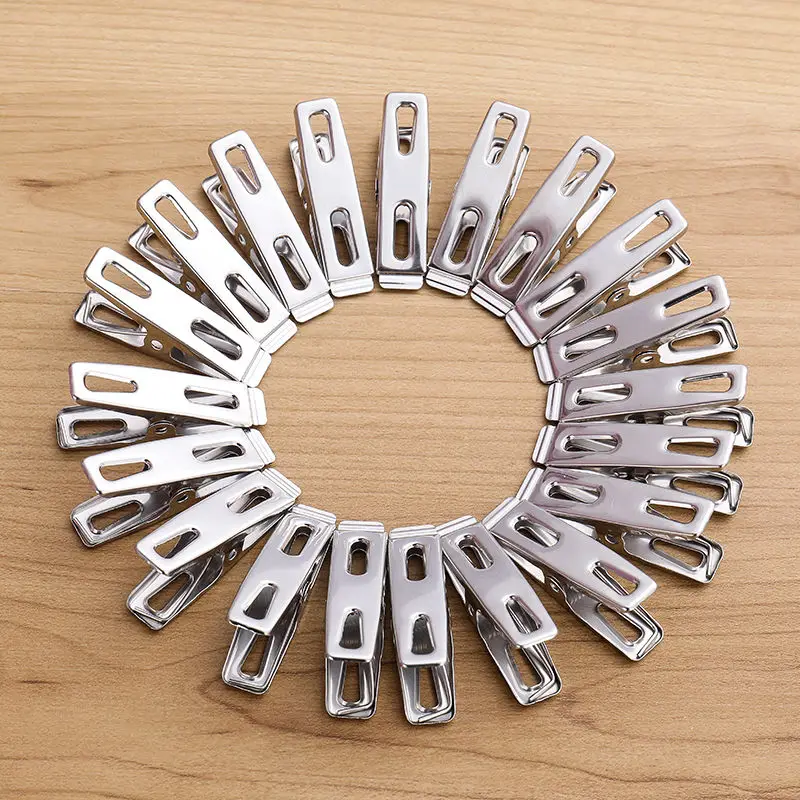20pcs Stainless Steel Flat Mou - Binder Clip Assorted のレビューと価格