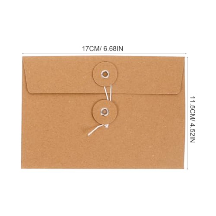 20Pcs Kraft Paper Wire Organiz - Letter Envelope Kraft のレビューと価格