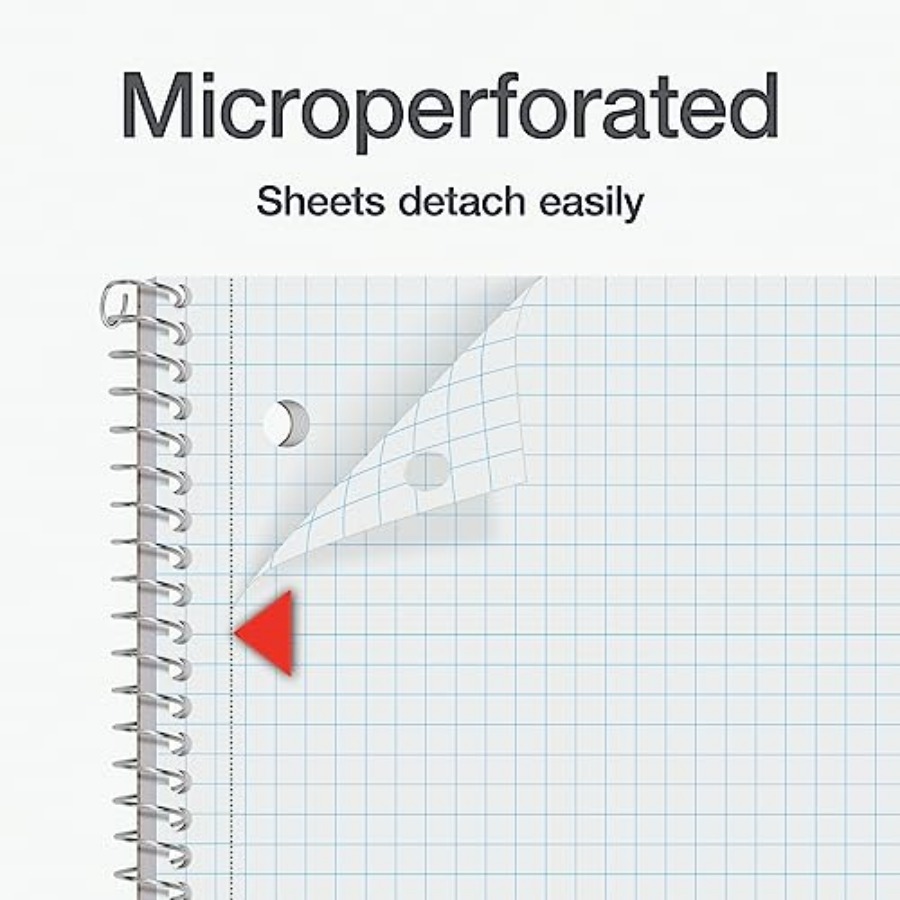 Spiral Notebook 2 Pack, 1 Subj - Graph Paper Pad のレビューと価格