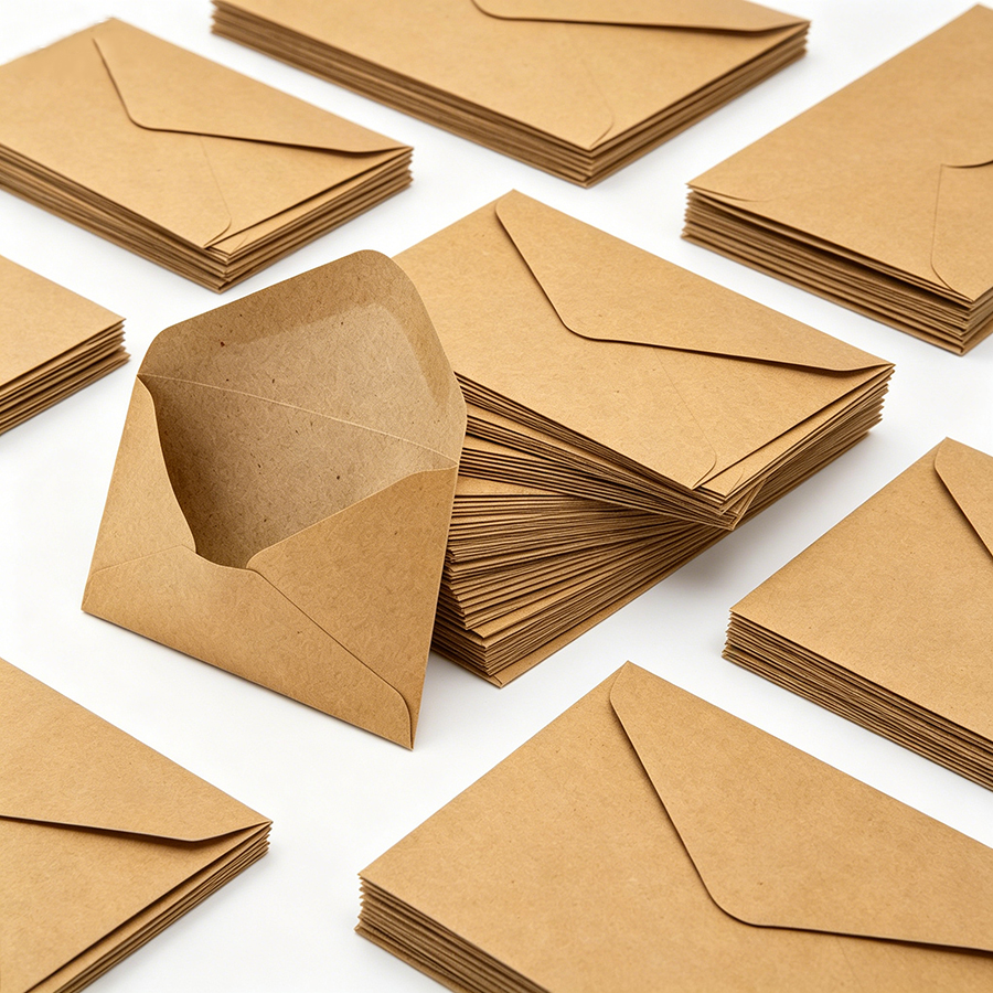 20/50pcs 10x7cm Kraft Paper En - Letter Envelope Kraft のレビューと価格