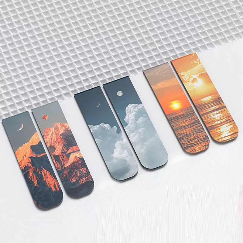 2Pcs/Set Bookmarks Beautiful N - Paperclip Magnetic Set のレビューと価格