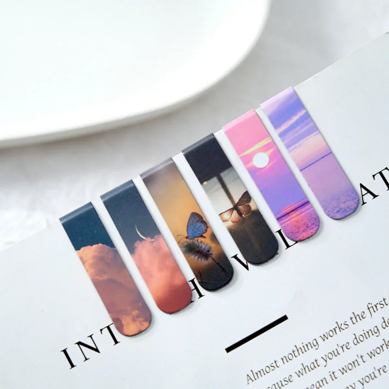 2Pcs/Set Fantasy Clouds Bookma - Paperclip Magnetic Set のレビューと価格