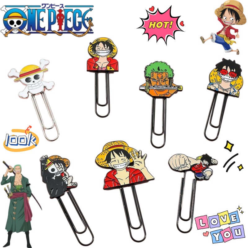 New One Piece Luffy Roronoa Zo - Paperclip Magnetic Set のレビューと価格