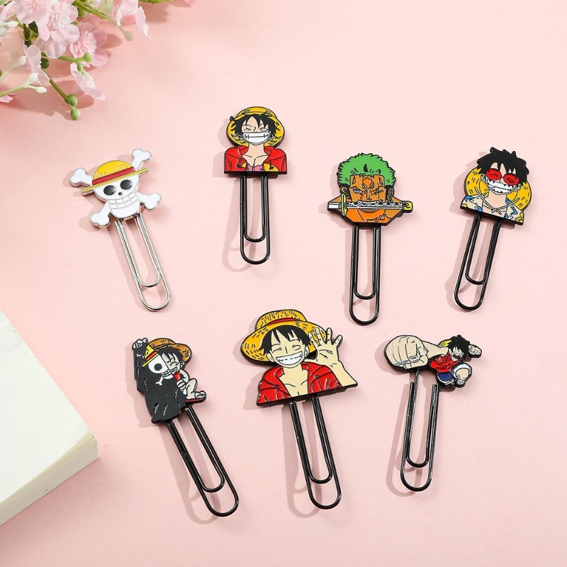 New One Piece Luffy Roronoa Zo - Paperclip Magnetic Set のレビューと価格
