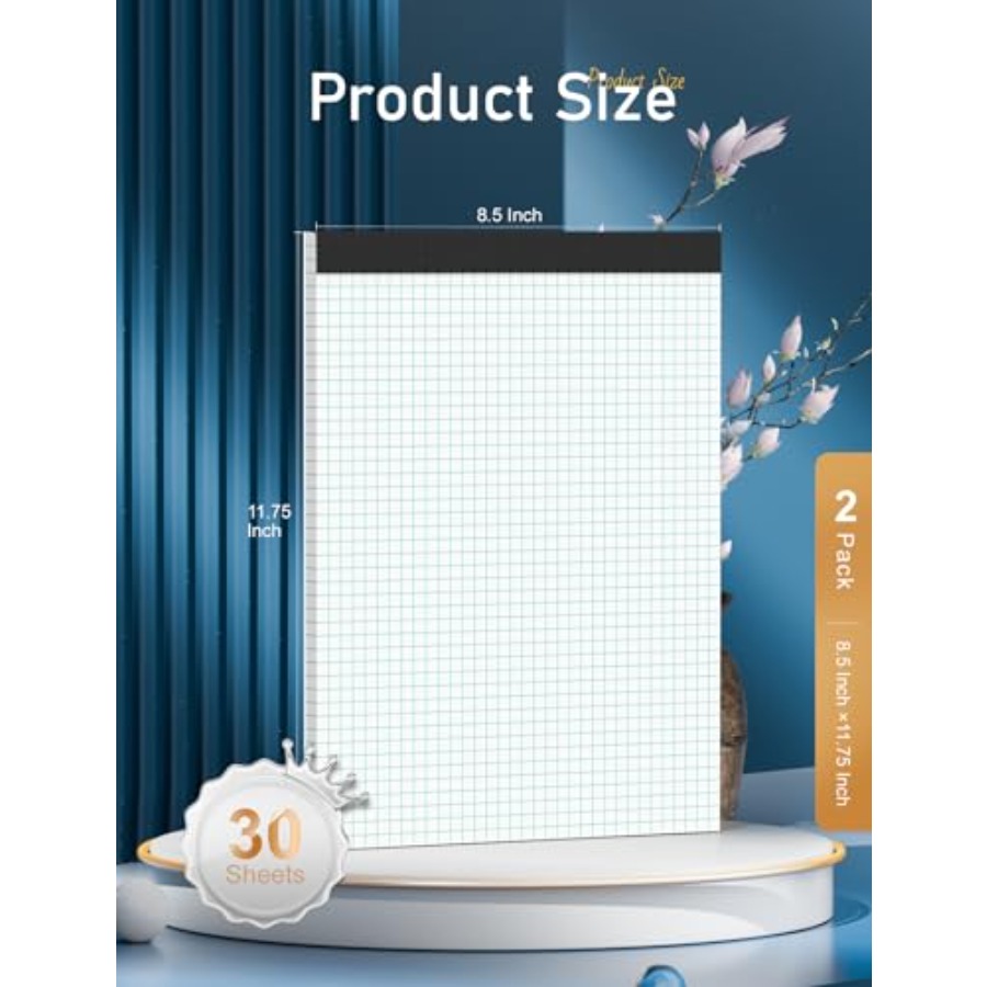Graph Paper Pad 11, 2 Pack, 44 - Graph Paper Pad のレビューと価格