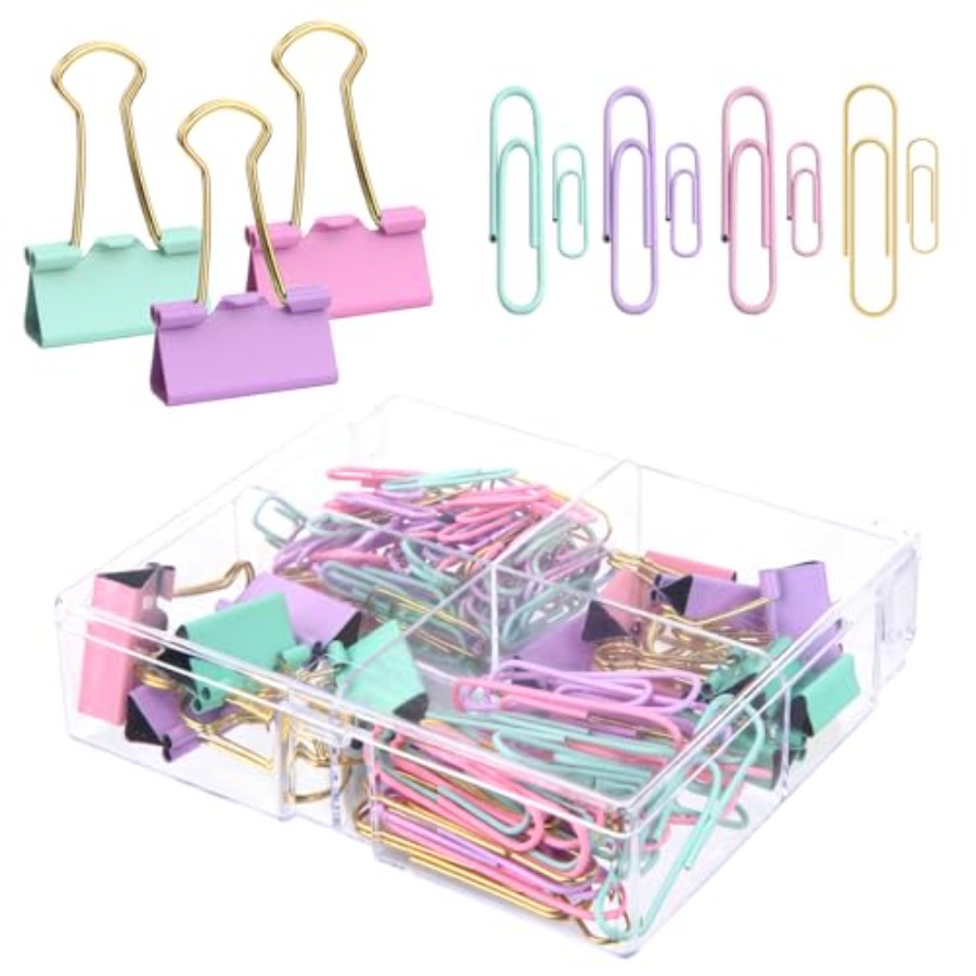 Paper Clips Binder Clips Set w - Binder Clip Assorted のレビューと価格