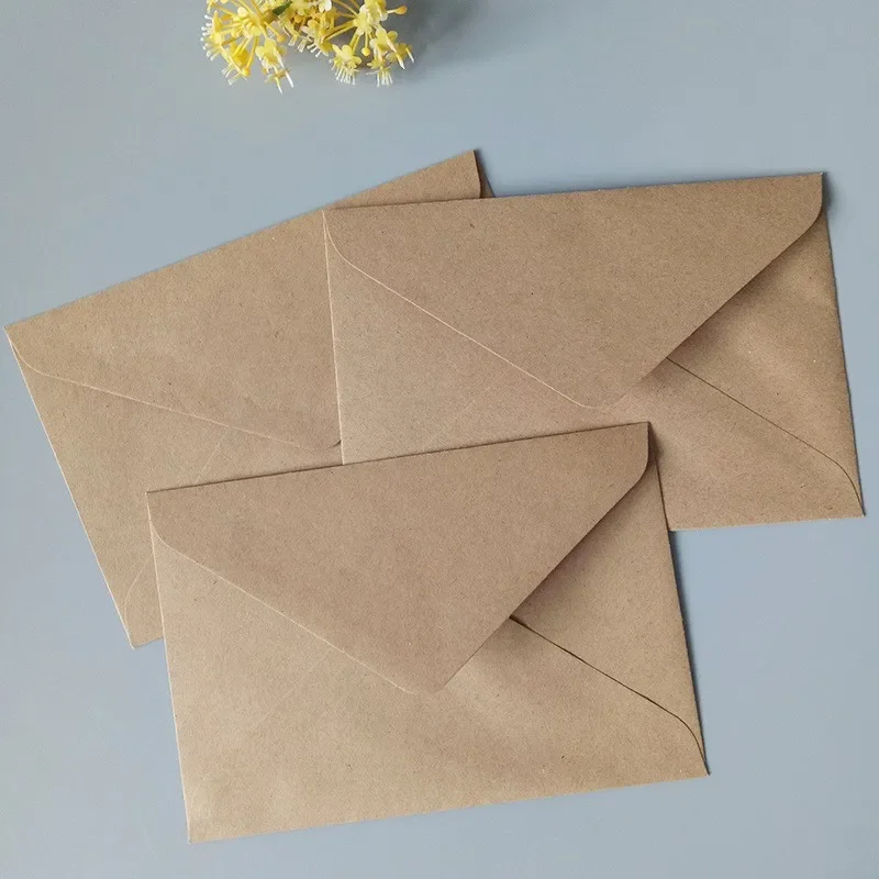 10/30/50pcs 10.5x7cm Simple Re - Letter Envelope Kraft のレビューと価格
