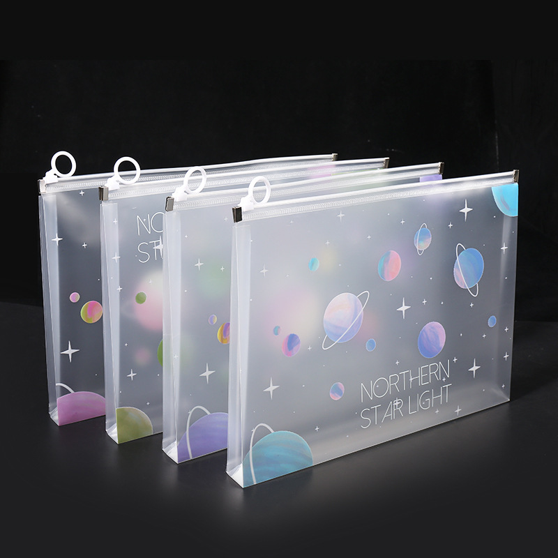 4/12pcs A4 Space Zipper Folder - Supply Of Office Stationery のレビューと価格