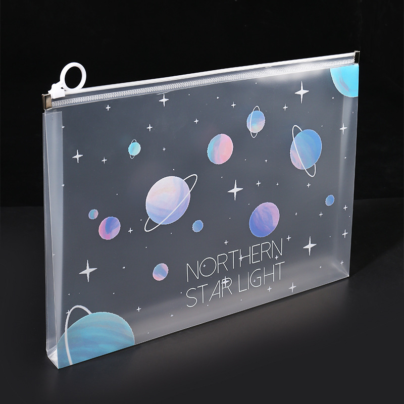 4/12pcs A4 Space Zipper Folder - Supply Of Office Stationery のレビューと価格