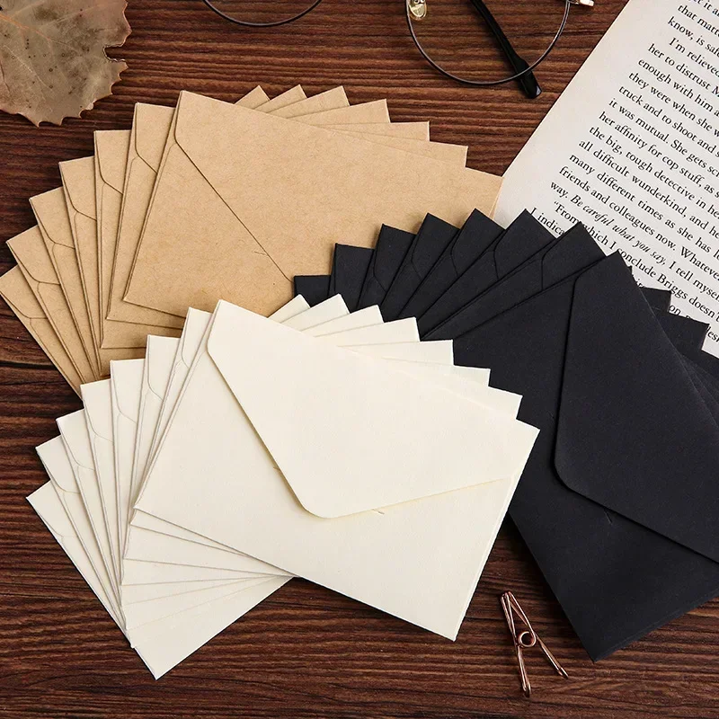 20/40/80PCS Classical White Bl - Letter Envelope Kraft のレビューと価格