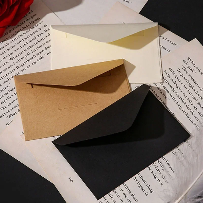 20/40/80PCS Classical White Bl - Letter Envelope Kraft のレビューと価格