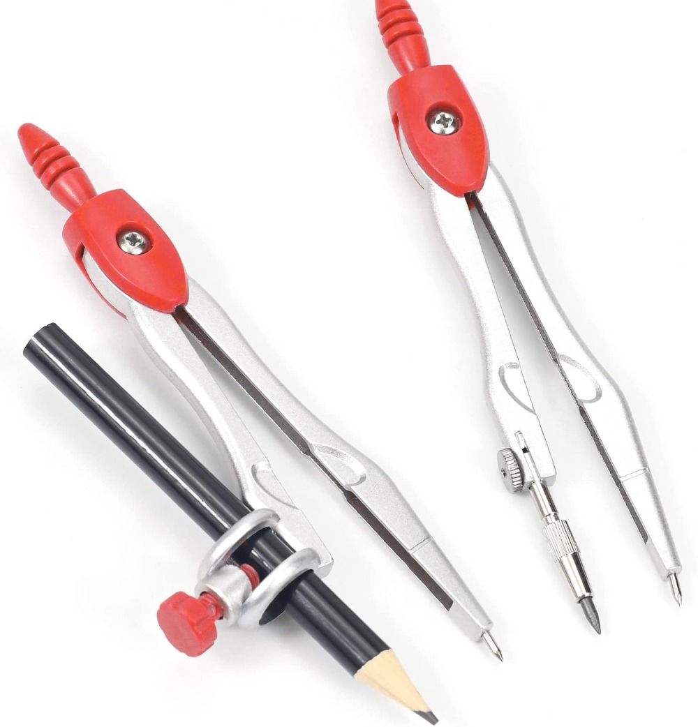 10-Piece Math Geometry Set wit - Compass Geometry Set のレビューと価格