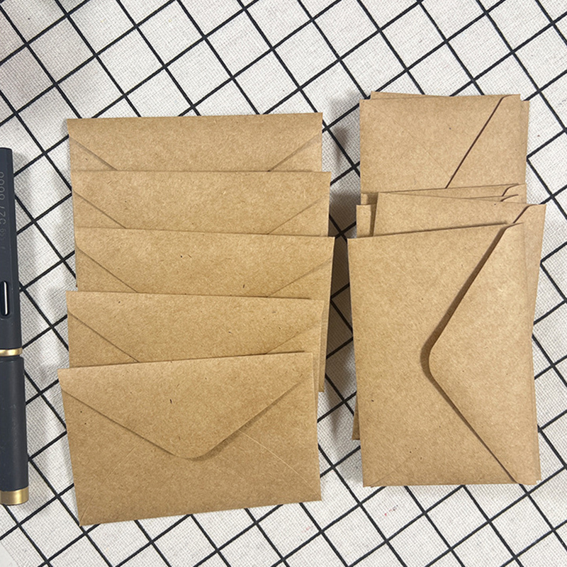 50pcs Kraft Brown Paper Envelo - Letter Envelope Kraft のレビューと価格