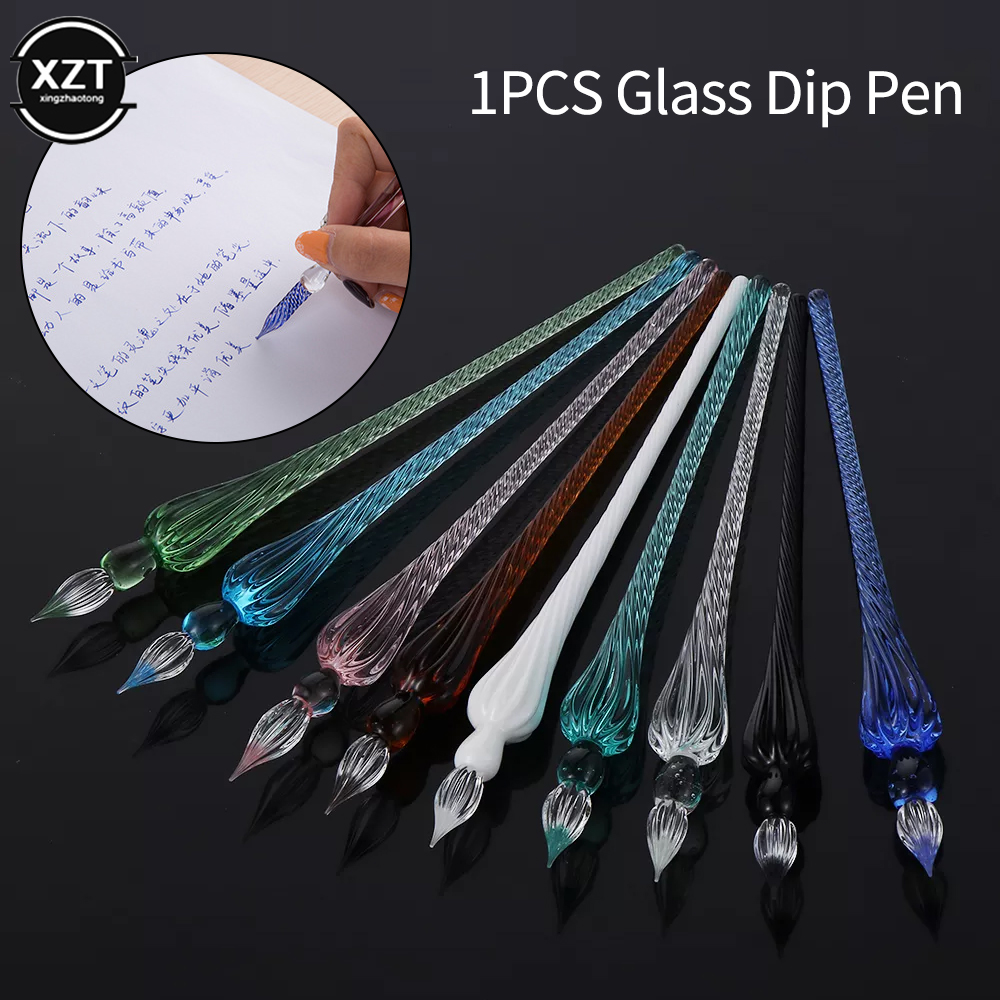 1Pcs new Vintage Glass Dip Dip - Fountain Pen Ink のレビューと価格