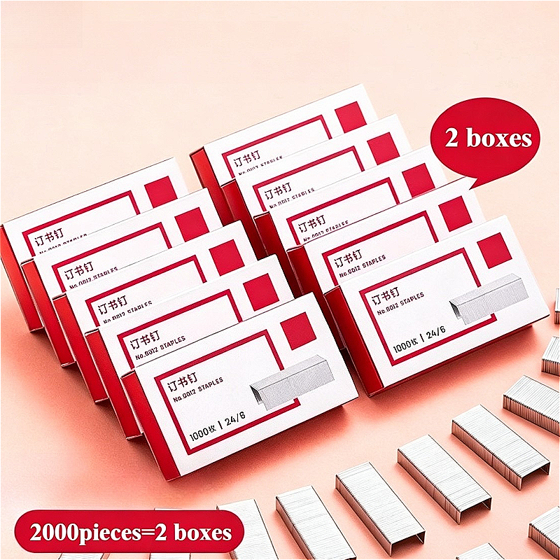 2-Box Bulk Staples 2000 Pieces - Total Stationery & Office Supply のレビューと価格