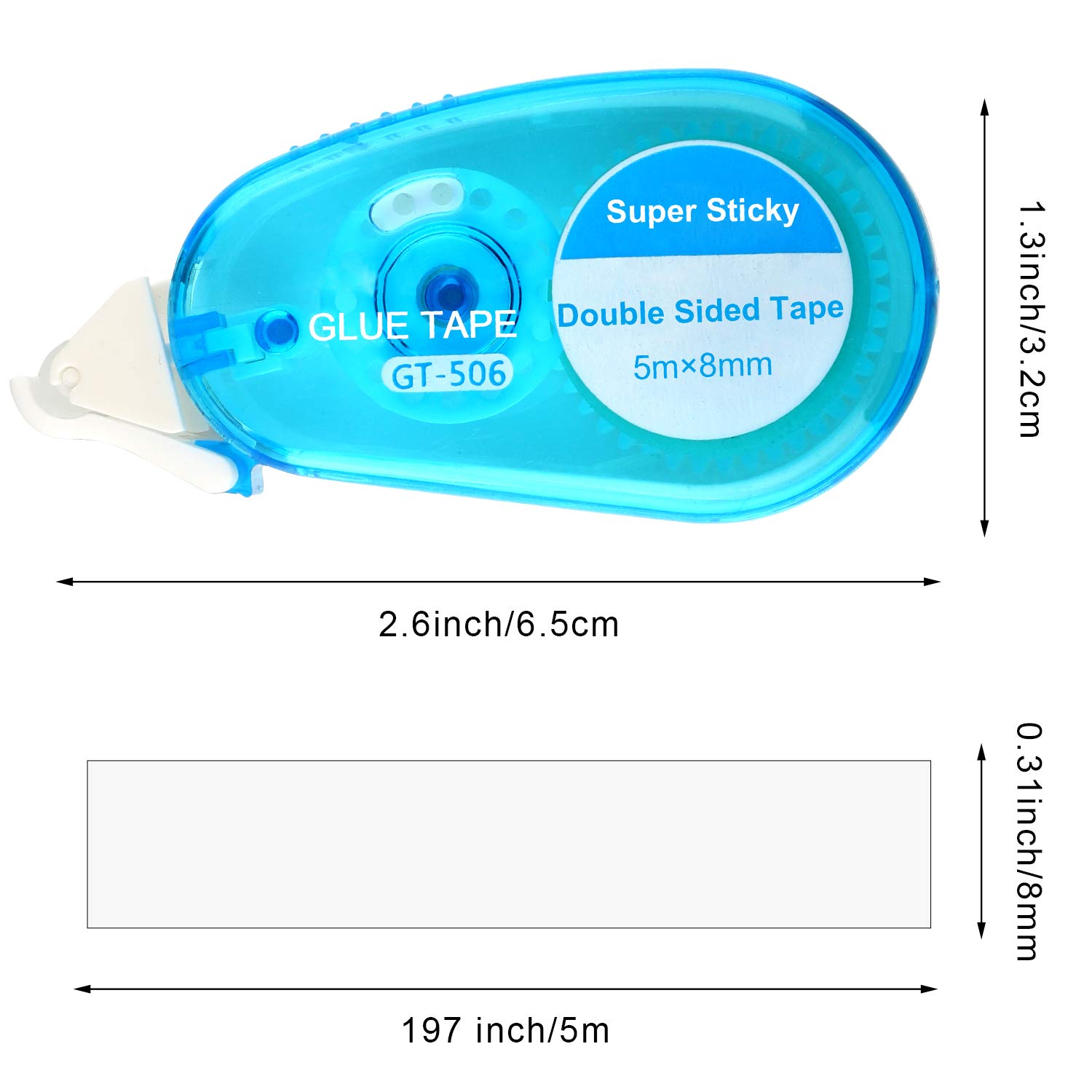 8mmx 5m Double Sided Adhesive  - Glue Stick Pack のレビューと価格